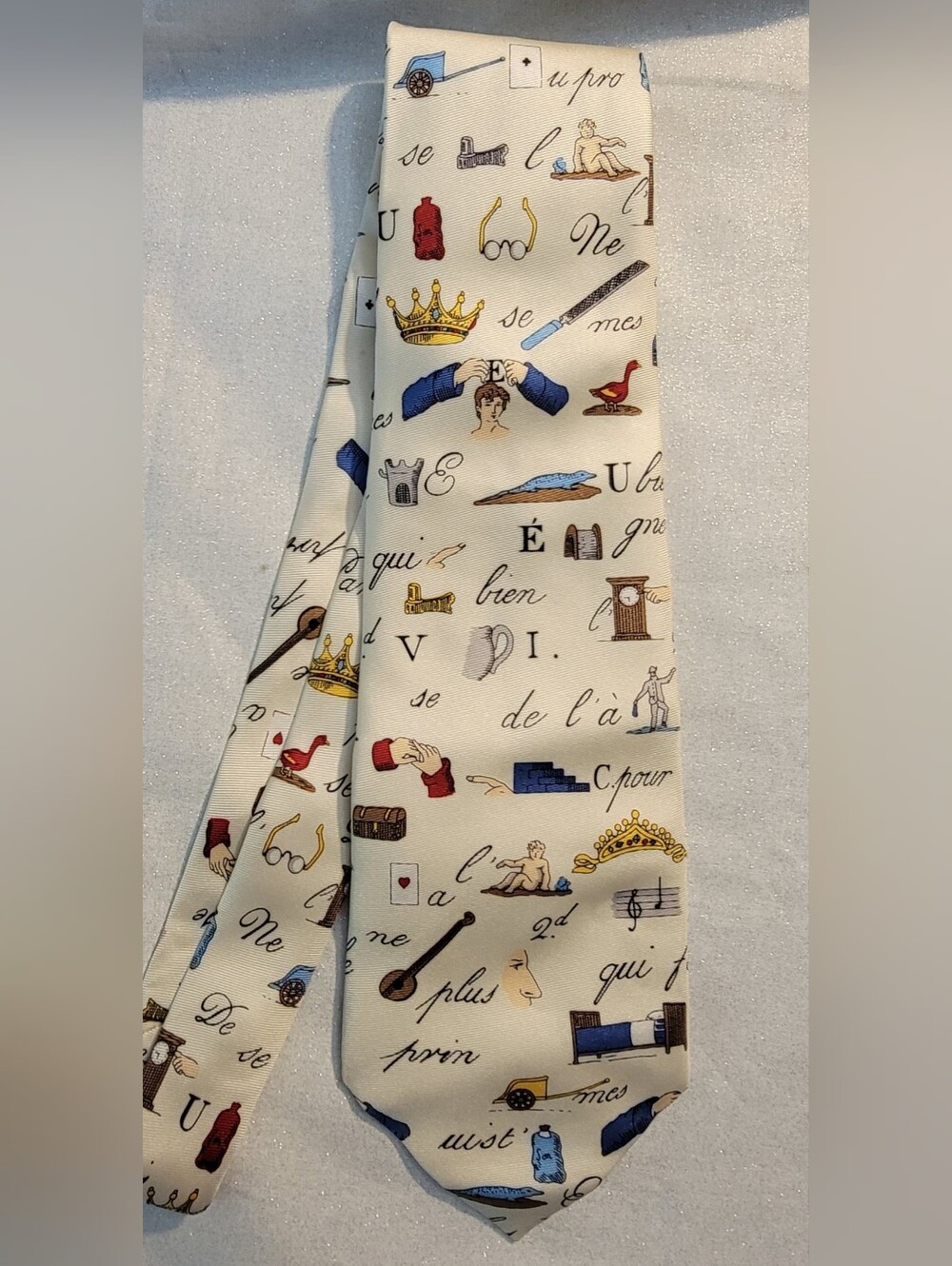 NEW Fornasetti Graphic Silk Tie